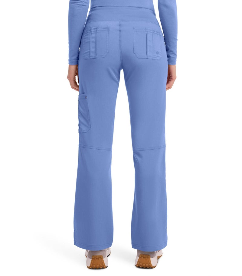 Healing Hands Women's Scrub Pant Tori Cargo Bottoms with 5 Pockets and 2-Way Stretch Fabric 9133, M, Ceil - Image 2